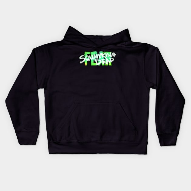 FearTWD Season 8A LOGO Kids Hoodie by SQUAWKING DEAD